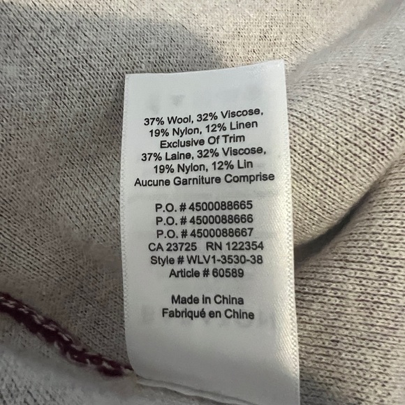 Aritzia Babaton Lance Cardigan Burgundy XXS - Picture 10 of 10